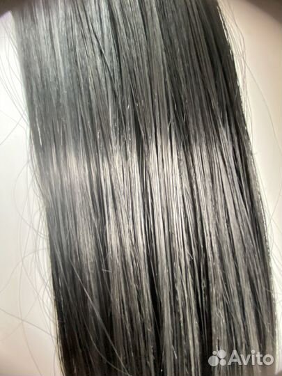 Волосы на заколках