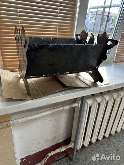 Мангал разборный 3 мм из нержавейки