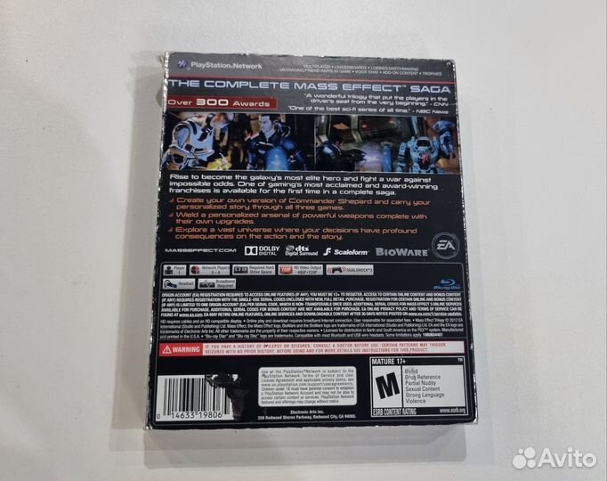 Mass Effect trilogy для ps3