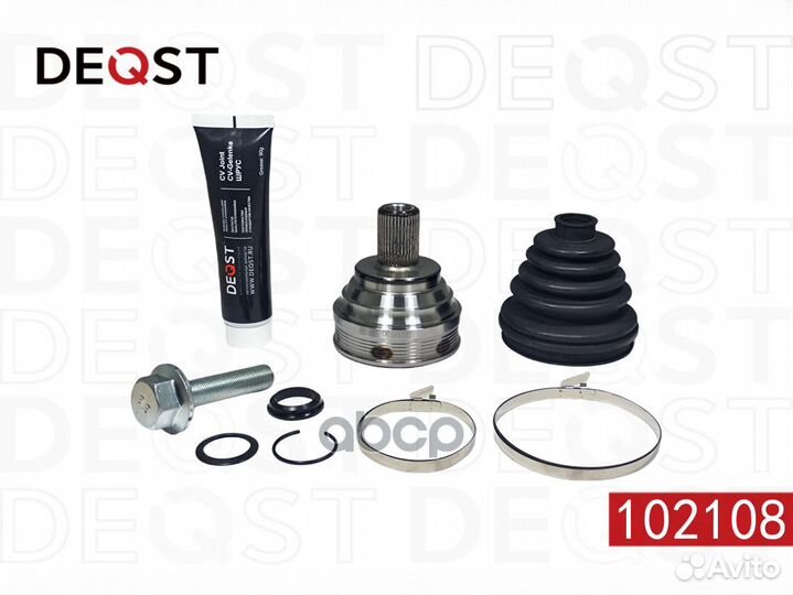 ШРУС VW G3/passat 1.6-2.0 88-02 нар. 102108 deqst