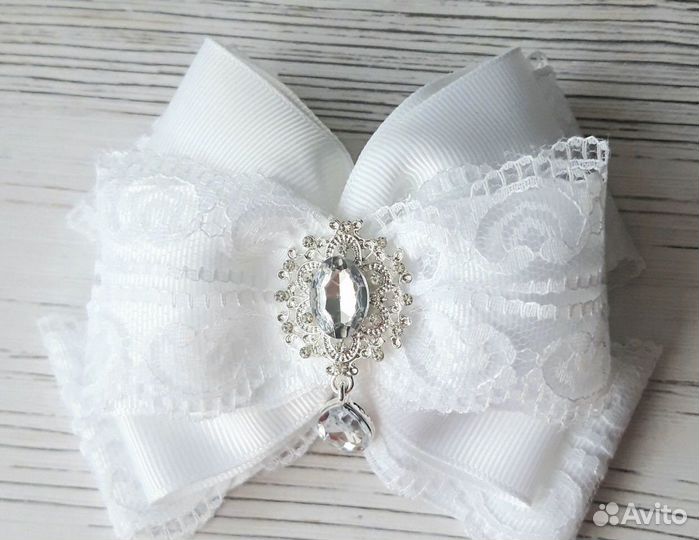 Бантики ручной работы(на резинке,на заколочке)