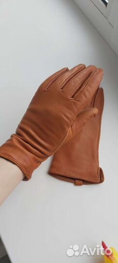 Перчатки кожаные