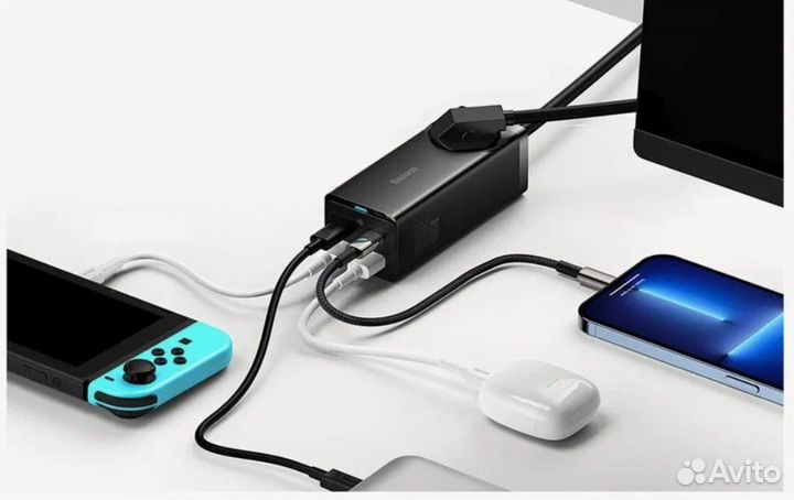 Зарядное устройство Baseus GaN3 Pro 100W