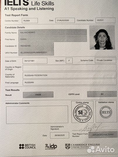 Репетитор английского языка носитель