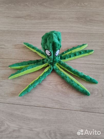 Игрушка для собак осьминог с пищалкой