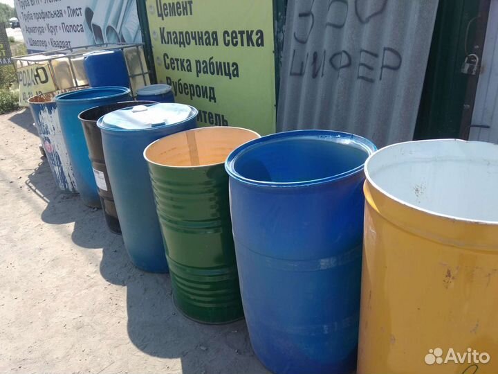Бочки металлические и пластиковые б/у с доставкой