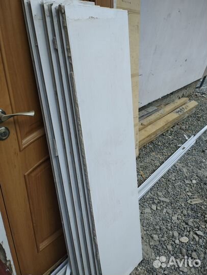 Подоконник пластиковый бу