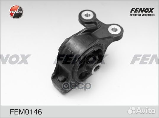FEM0146 Опора двигателя honda jazz 02-08 зад. F