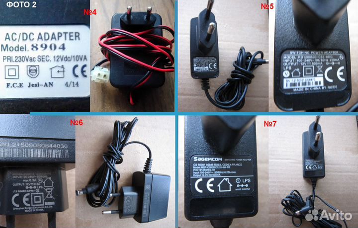Блоки питания (сетевые адаптеры) на 12V и 24V