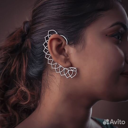 Каффы на ухо эльфийские кольца и кофр браслет