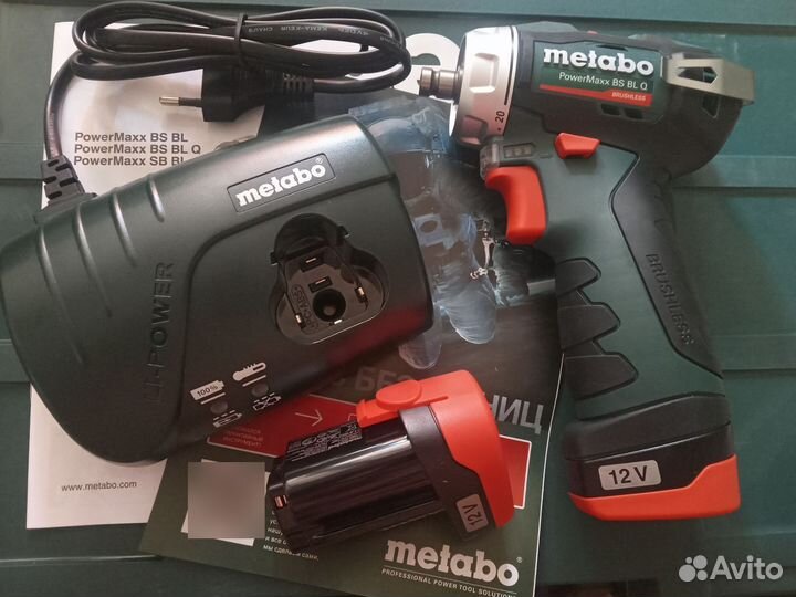 Шуруповерт metabo powermaxx bs bl q