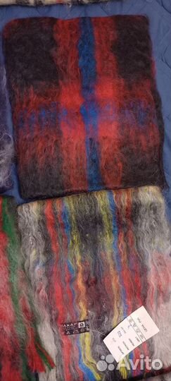 Шарф мохеровый Индия времён СССР винтаж