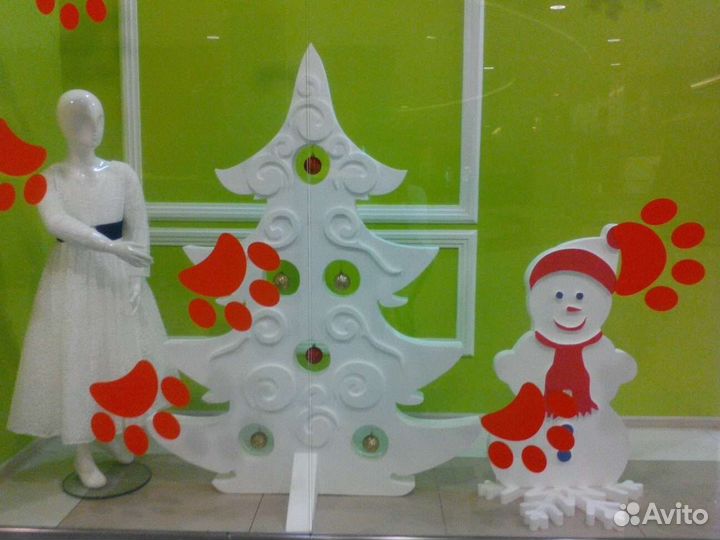 Снежинки из пенопласта