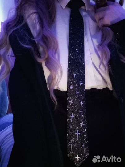 Галстук custom кресты