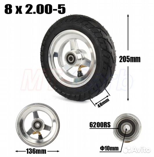 Колесо для электросамоката