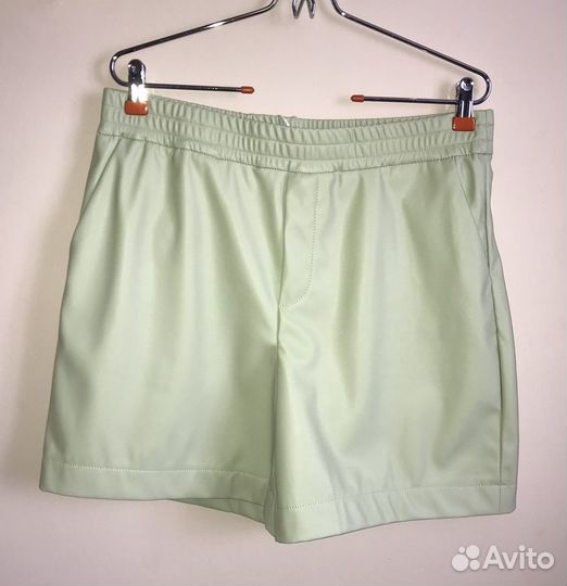 Шорты новые из эко кожи only (italy) L 48/50