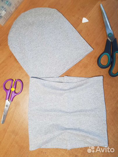 Комплект шапка и снуд детский