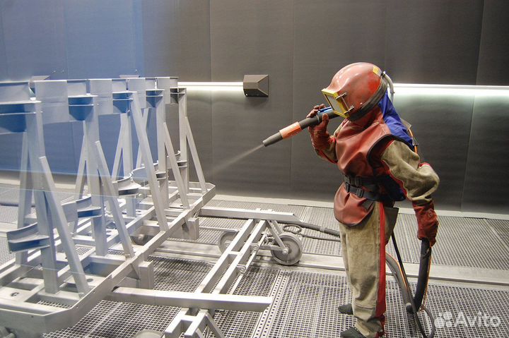 Рабочий-пескоструйщик (оператор установки)с обучен