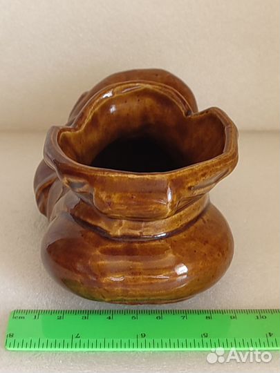 Пепельница. Большая. Ботинок. Башмак. Керамика