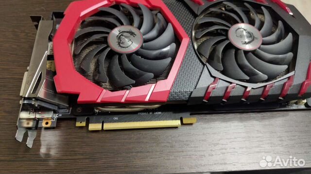 Видеокарта gtx 1060 6gb msi gaming x