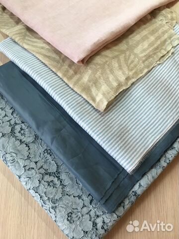 Отрезы ткани пакетом