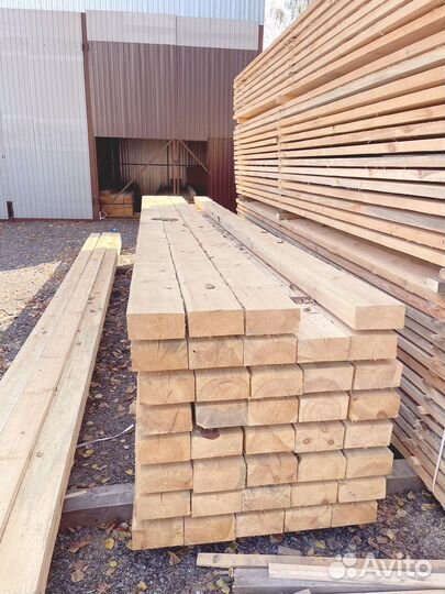Брус обрезной 150х150х6000мм 1 сорт ГОСТ