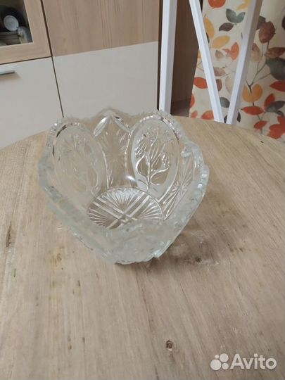 Салатница, хрусталь