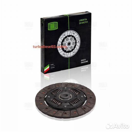 Диск сцеп. ведом. для а/м Ford Focus I (98) /C-max (03) 1.6i FD1001 trialli