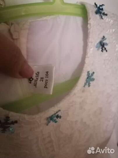 Платье для девочки новогоднее