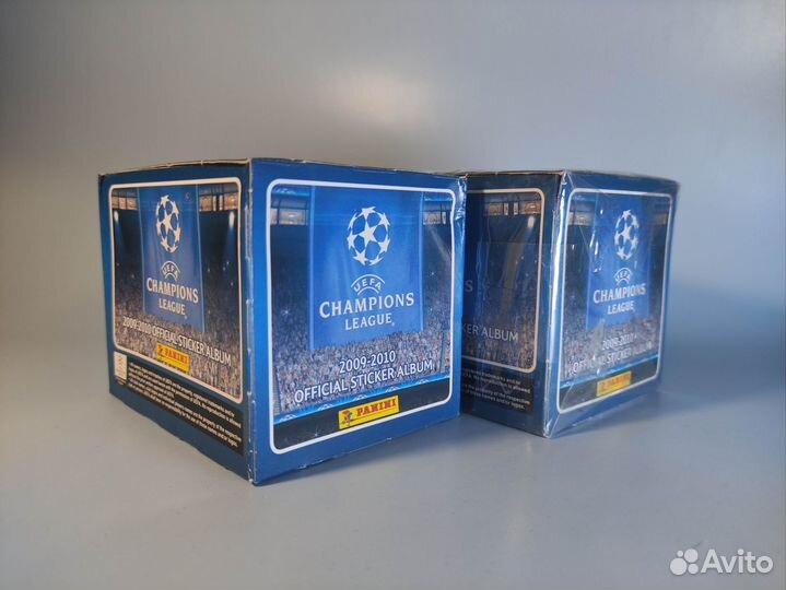 2 блока наклейки panini лч 2009-2010