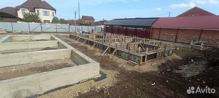 Фундаменты, бетонные работы