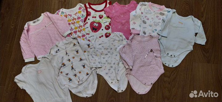 Огромный пакет вещей на девочку 68 74 80