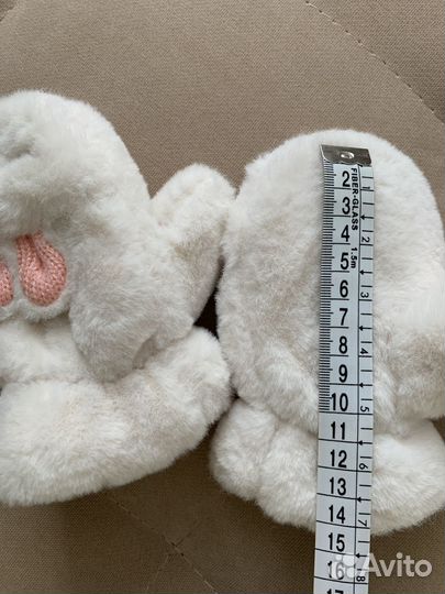 Варежки для малышей искусственный мех