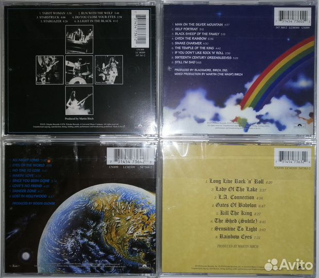 Группа Rainbow, сд диски, CD