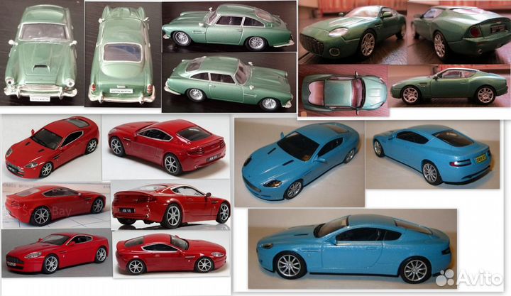 Aston martin DB9 1.43. И другие модельки