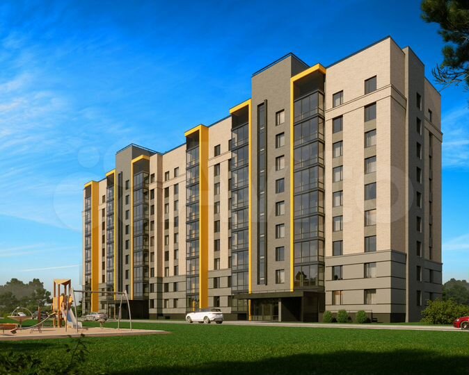 3-к. квартира, 82,4 м², 9/9 эт.