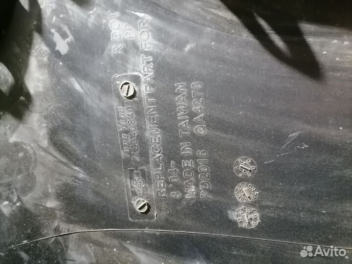 Бампер передний mazda 3 bk