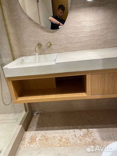 Раковина из бетона под заказ с доставкой