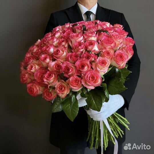 51 роза доставка круглосуточно