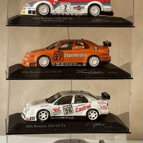 4 Модели ALfA romeo 155 V6 TI minichamps м 1/43