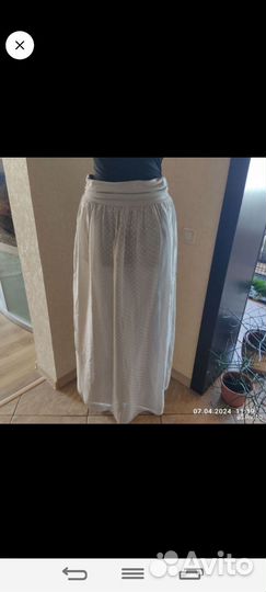 Юбка шелковая