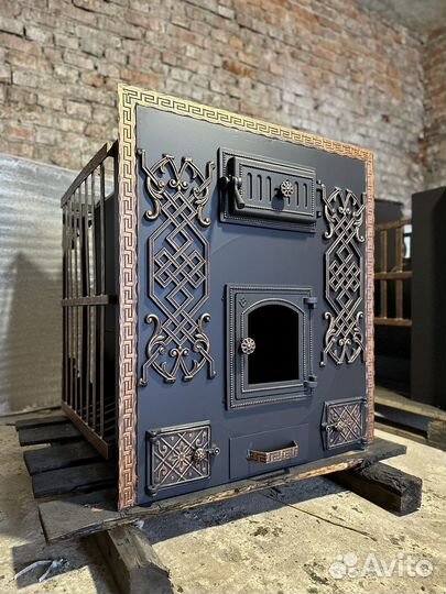 Печь для бани с отоплением предбанника