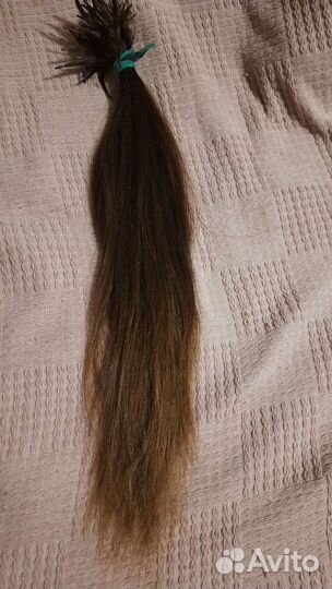 Волосы для наращивания 45 см бу