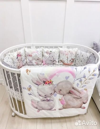 Комплект бортиков в кроватку