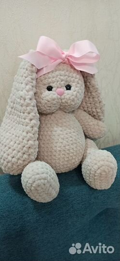 Плюшевая зайка для вашего малыша