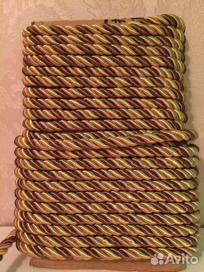 Декоративный шнур витой