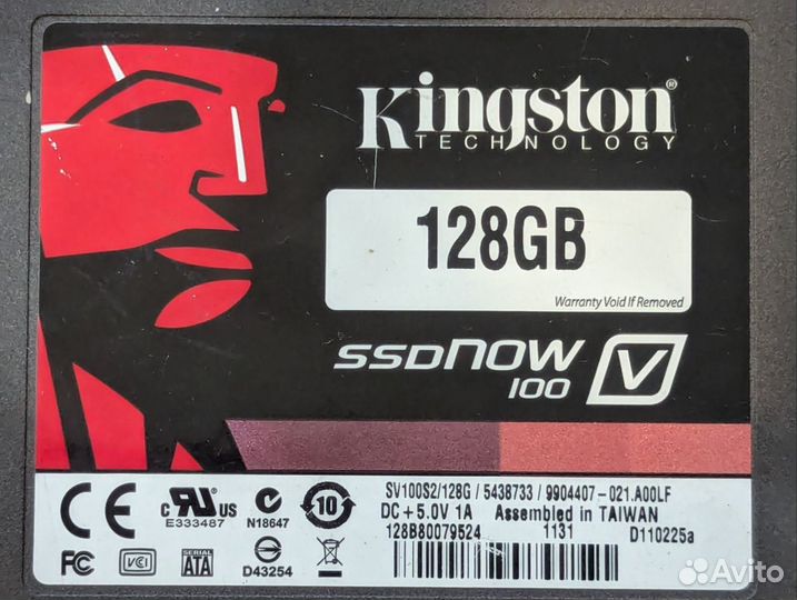 SSD 128Gb Kingston 2,5