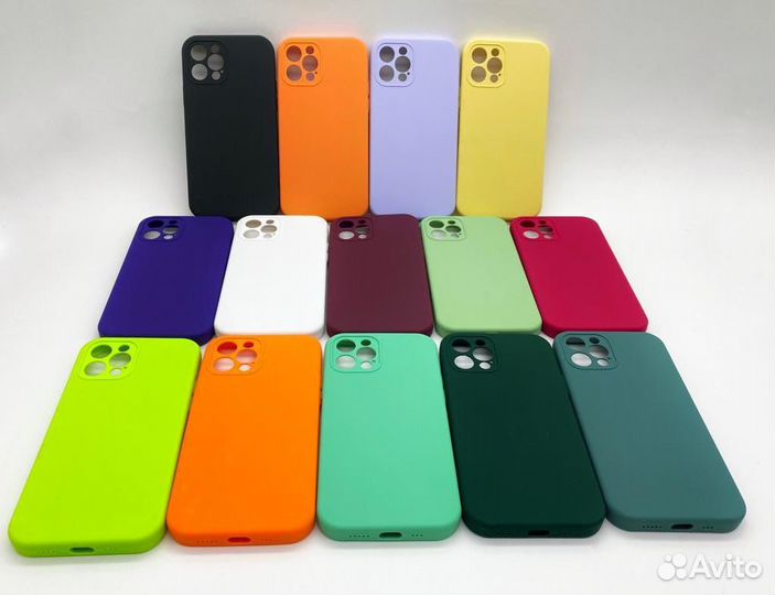 Чехол Silicone Case iPhone 12 все модели