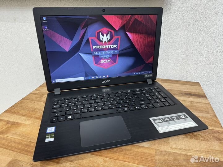 Мощный Acer идеал Core i3-7020 8Gb DDR4 SSD 256Gb