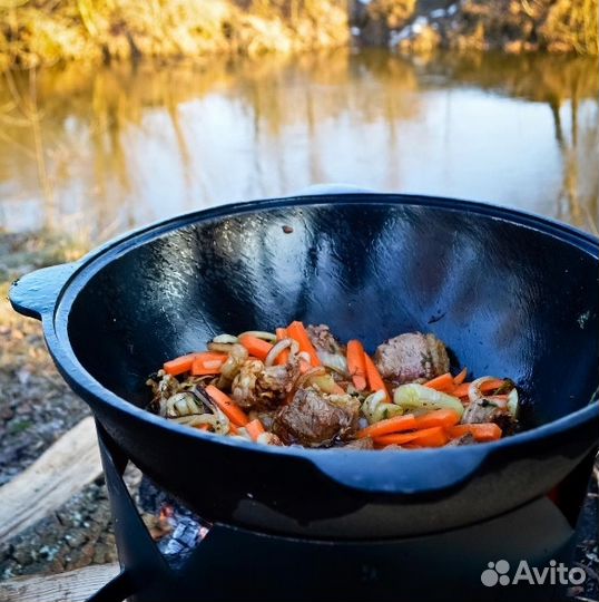 Казан чугунный узбекский